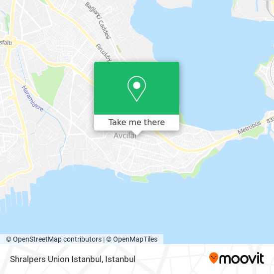 Shralpers Union Istanbul map