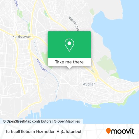 Turkcell Iletisim Hizmetleri A.Ş. map