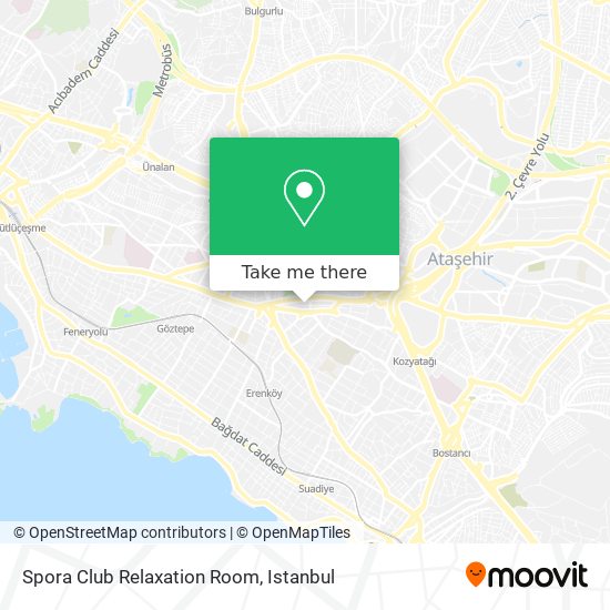 Spora Club Relaxation Room map