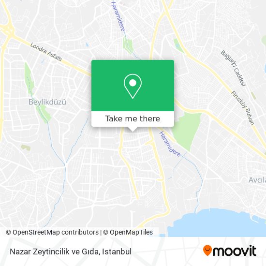 Nazar Zeytincilik ve Gıda map