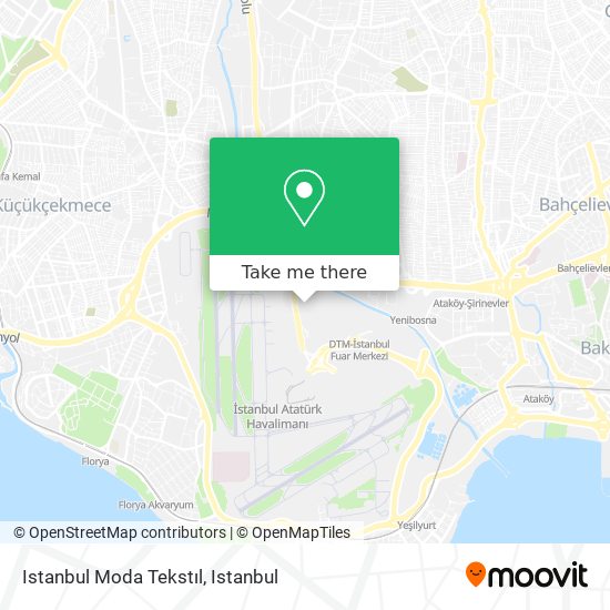 Istanbul Moda Tekstıl map