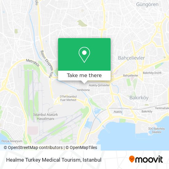 Healme Turkey Medical Tourism map