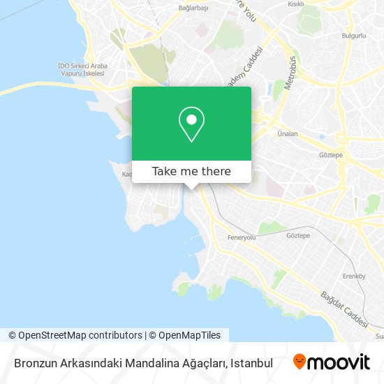 Bronzun Arkasındaki Mandalina Ağaçları map