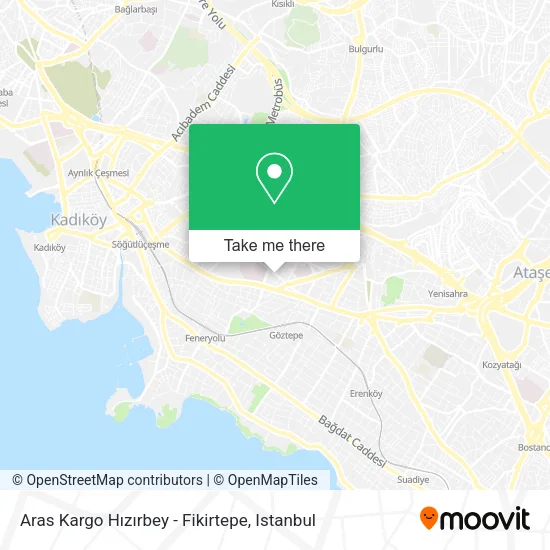 Aras Kargo Hızırbey - Fikirtepe map