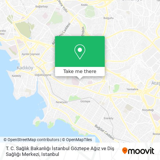 T. C. Sağlık Bakanlığı İstanbul Göztepe Ağız ve Diş Sağlığı Merkezi map