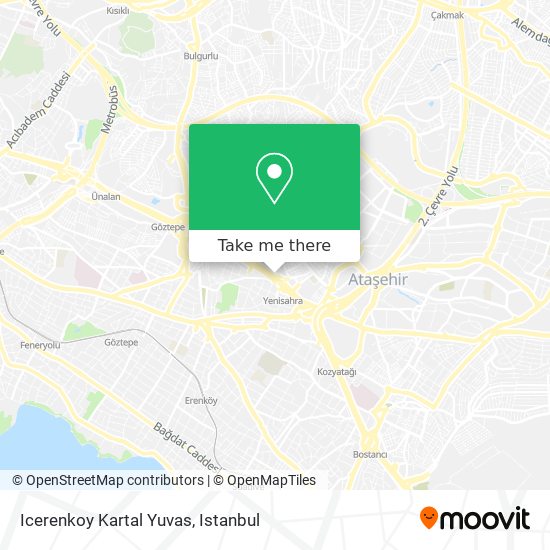 Icerenkoy Kartal Yuvas map