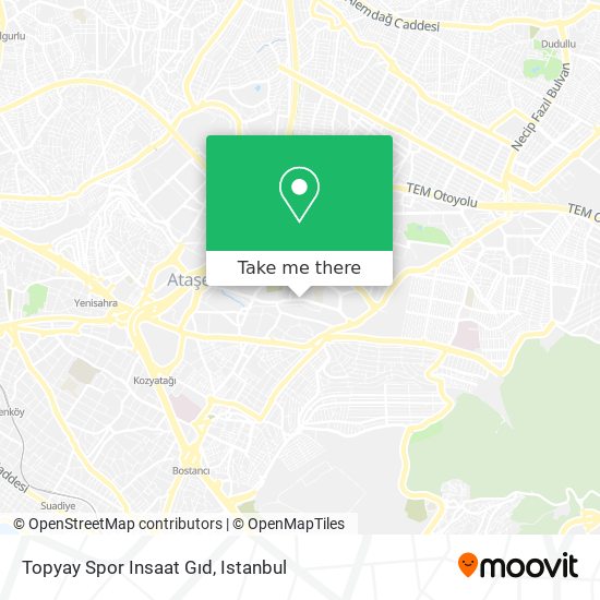 Topyay Spor Insaat Gıd map