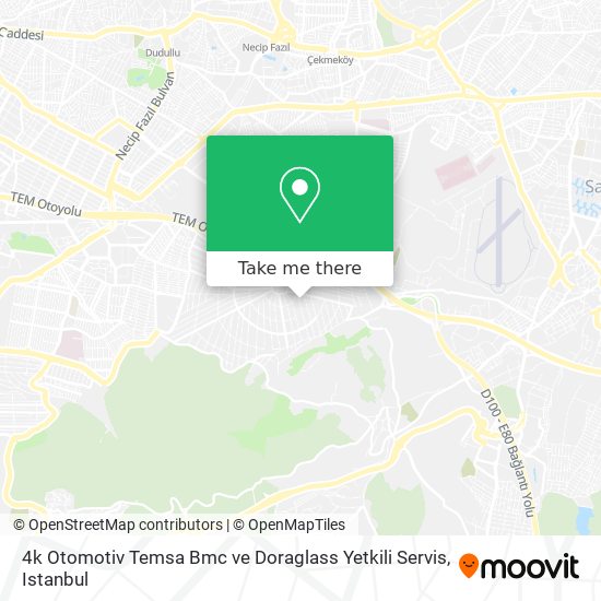 4k Otomotiv Temsa Bmc ve Doraglass Yetkili Servis map