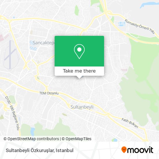 Sultanbeyli Özkuruşlar map