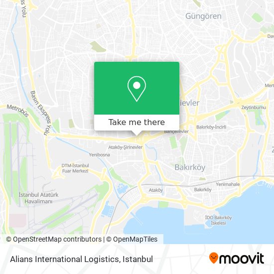 Alians International Logistics map