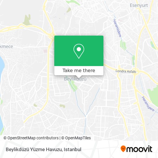 Beylikdüzü Yüzme Havuzu map