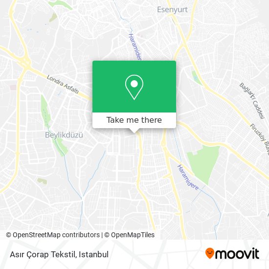 Asır Çorap Tekstil map