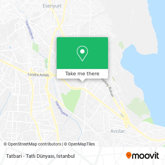 Tatbari - Tatlı Dünyası map