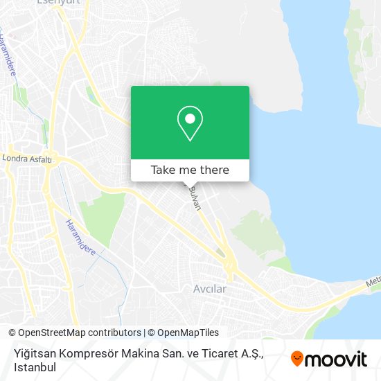 Yiğitsan Kompresör Makina San. ve Ticaret A.Ş. map