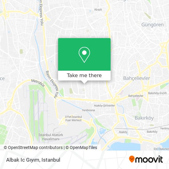 Albak Ic Gıyım map