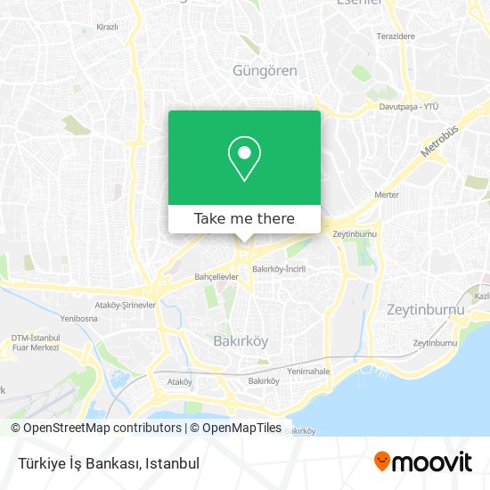 Türkiye İş Bankası map