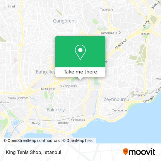 King Tenis Shop map