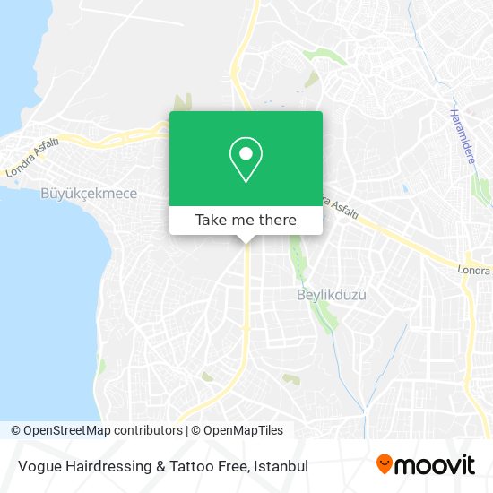 Vogue Hairdressing & Tattoo Free map