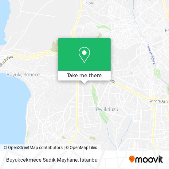 Buyukcekmece Sadik Meyhane map