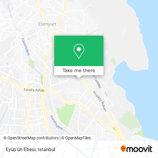 Eyüp'ün Ebesi map