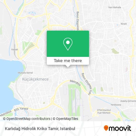 Karlıdağ Hidrolik Kriko Tamir map
