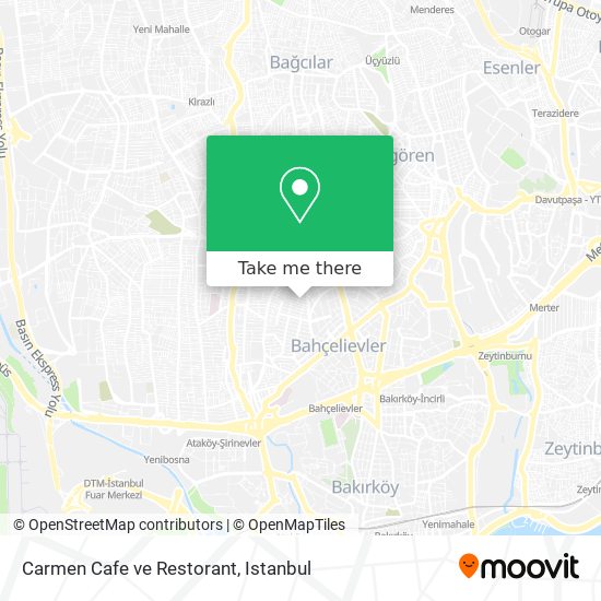 Carmen Cafe ve Restorant map