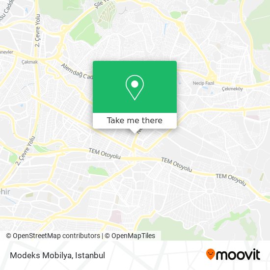 Modeks Mobilya map