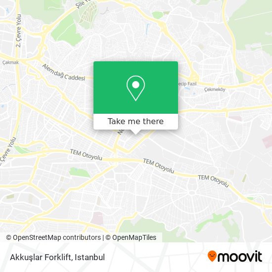 Akkuşlar Forklift map