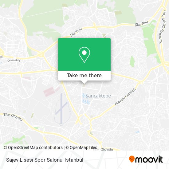 Sajev Lisesi Spor Salonu map