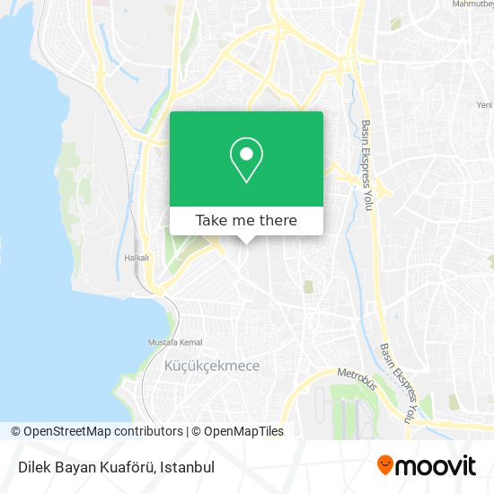 Dilek Bayan Kuaförü map