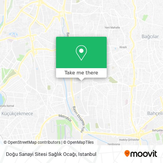 Doğu Sanayi Sitesi Sağlık Ocağı map