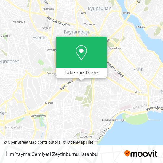 İlim Yayma Cemiyeti Zeytinburnu map