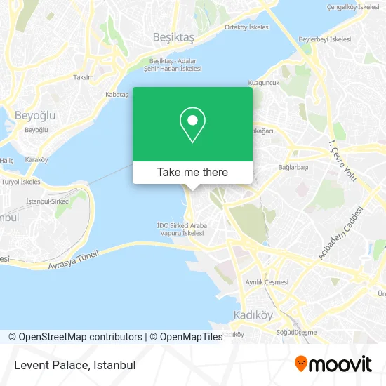 Levent Palace map