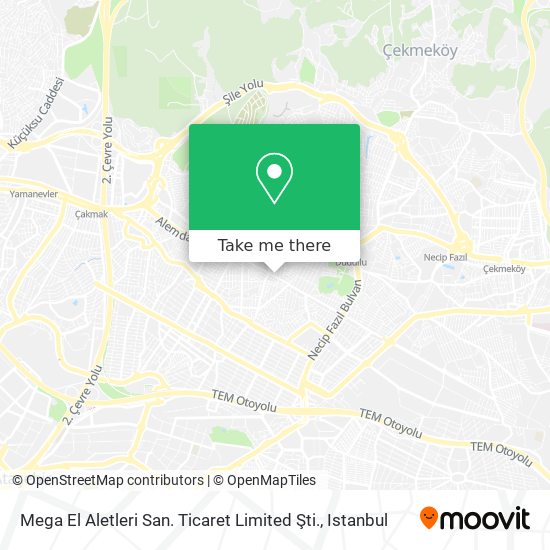 Mega El Aletleri San. Ticaret Limited Şti. map