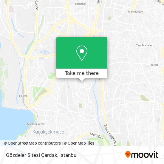 Gözdeler Sitesi Çardak map
