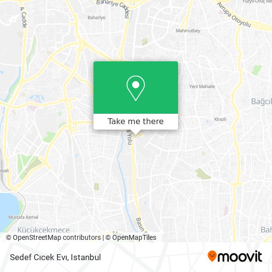 Sedef Cıcek Evı map