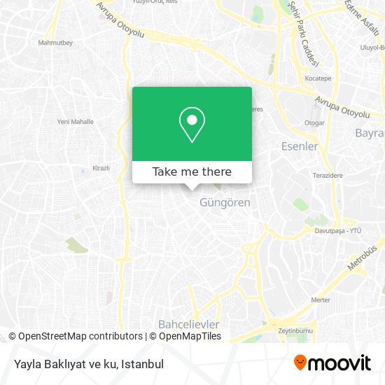 Yayla Baklıyat ve ku map