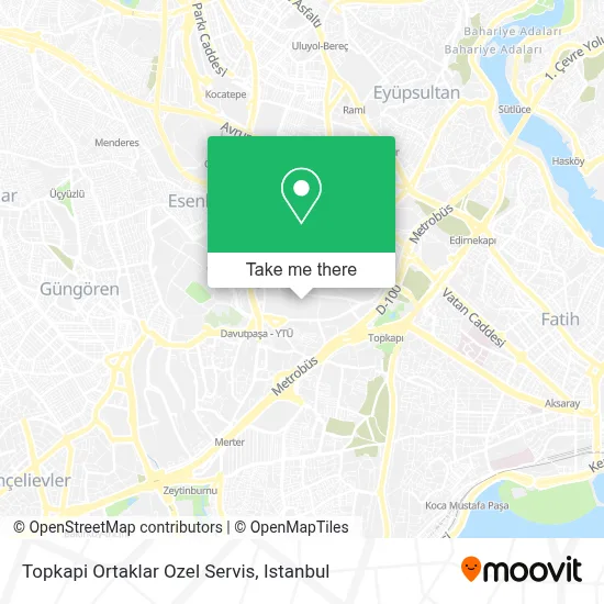 Topkapi Ortaklar Ozel Servis map