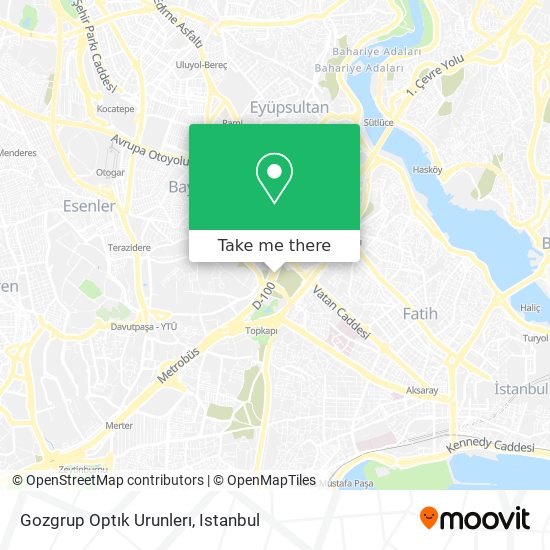 Gozgrup Optık Urunlerı map