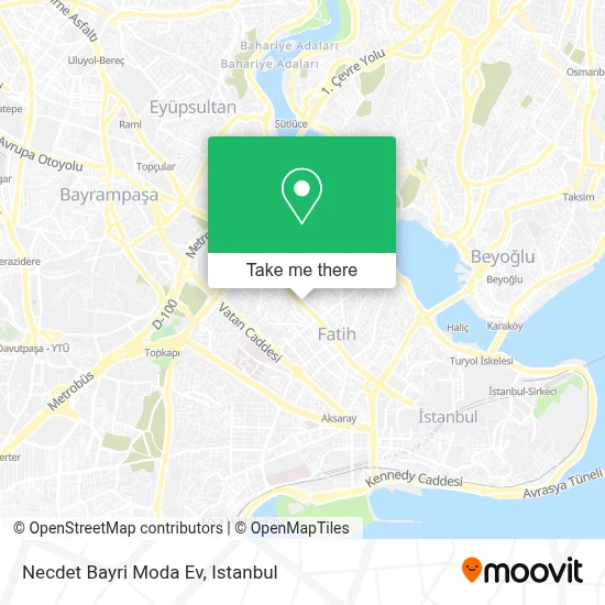 Necdet Bayri Moda Ev map