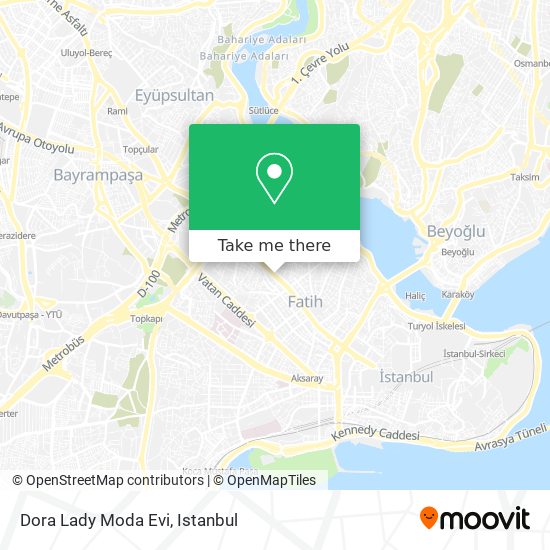 Dora Lady Moda Evi map