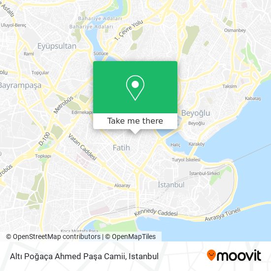Altı Poğaça Ahmed Paşa Camii map