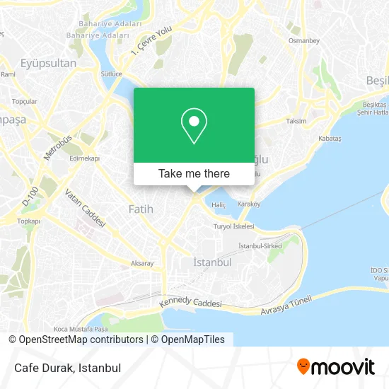 Cafe Durak map