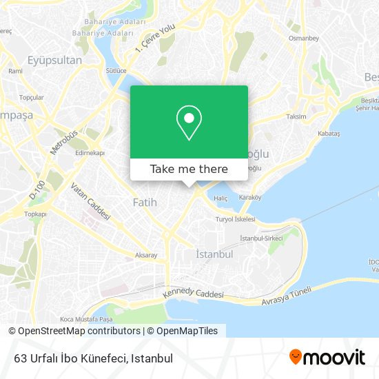 63 Urfalı İbo Künefeci map