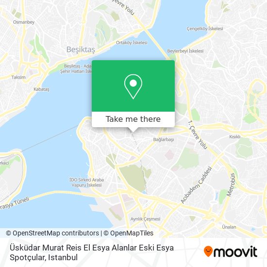 Üsküdar Murat Reis El Esya Alanlar Eski Esya Spotçular map