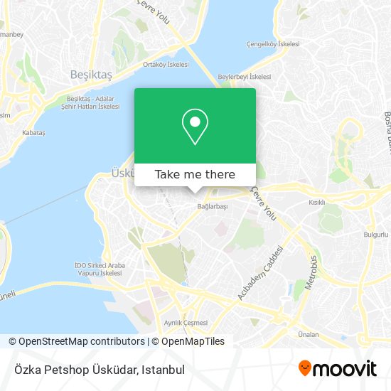 Özka Petshop Üsküdar map