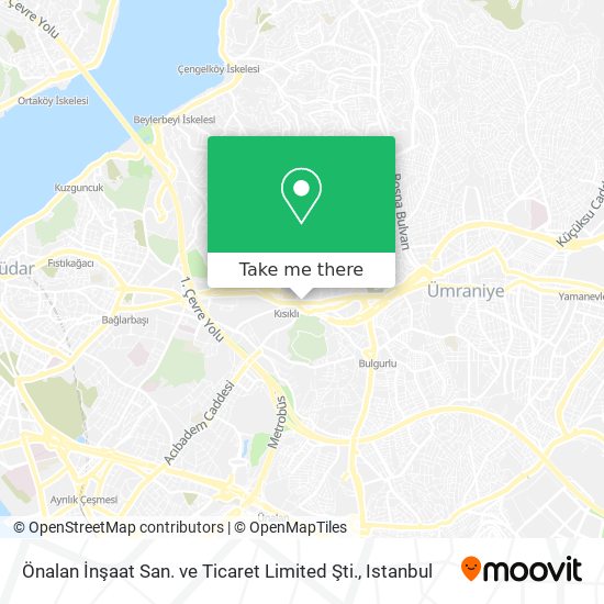 Önalan İnşaat San. ve Ticaret Limited Şti. map