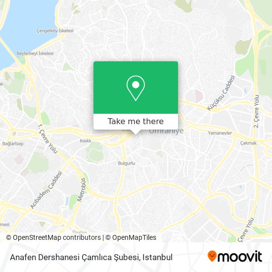 Anafen Dershanesi Çamlıca Şubesi map