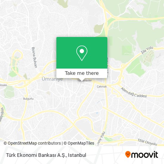 Türk Ekonomi Bankası A.Ş. map