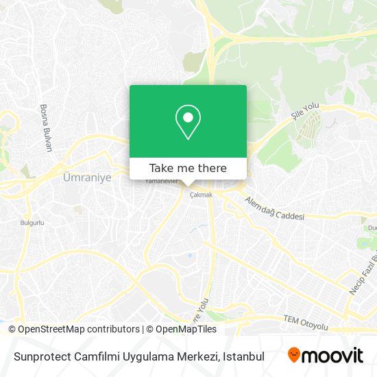 Sunprotect Camfilmi Uygulama Merkezi map